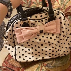 Betsy Johnson Polka Dot Purse